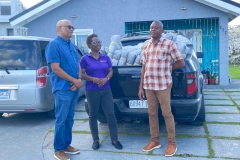 HAJL Handing Over Special Packages to Edmund Ridge Residents